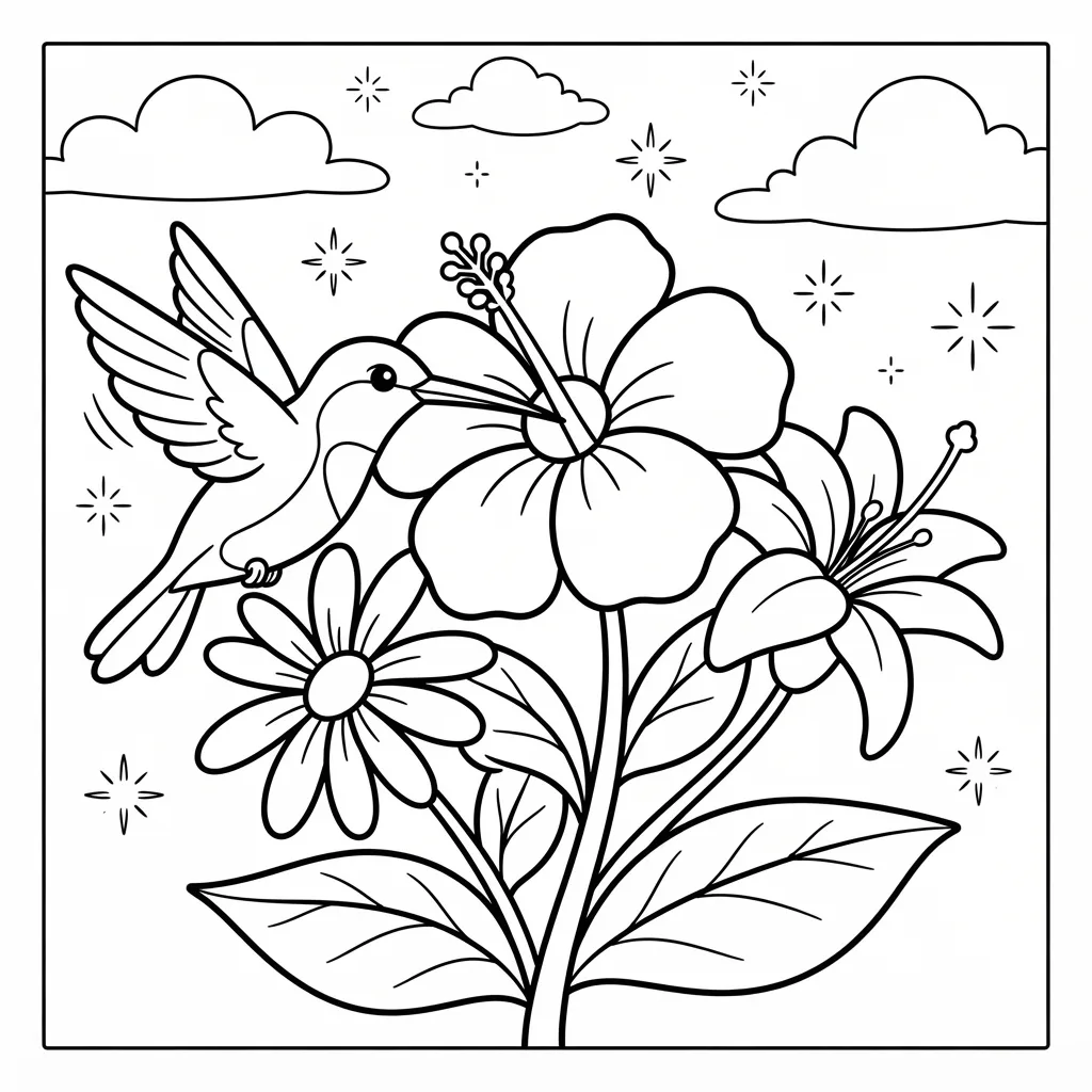 Free Printable Bird Coloring Pages Sheet 6