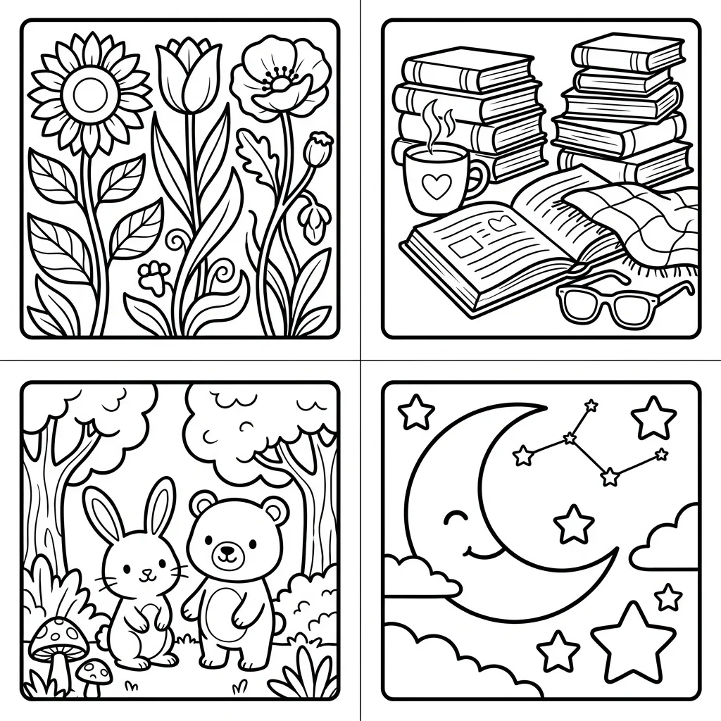 Free Printable Bookmark Coloring Pages Sheet 9