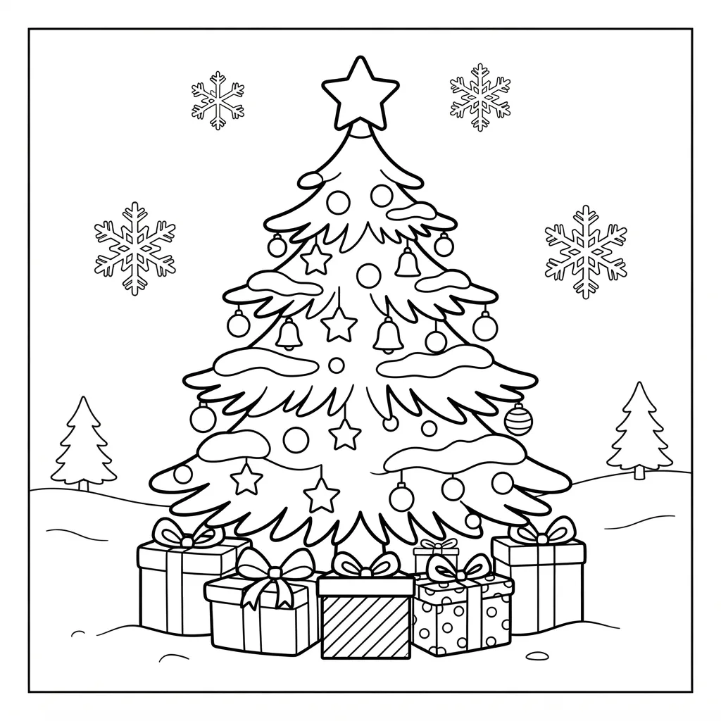 Free Printable Free Christmas Coloring Pages Sheet 12
