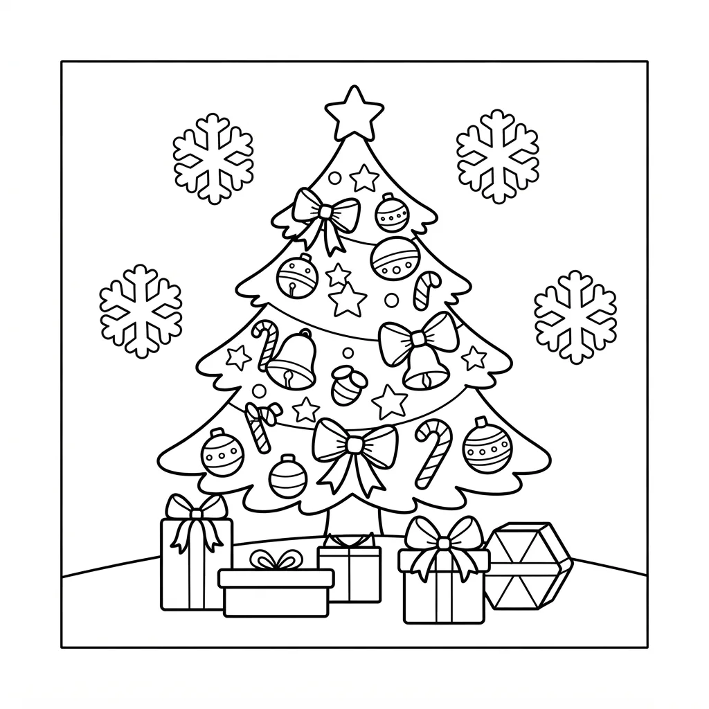 Free Printable Free Christmas Coloring Pages Sheet 3