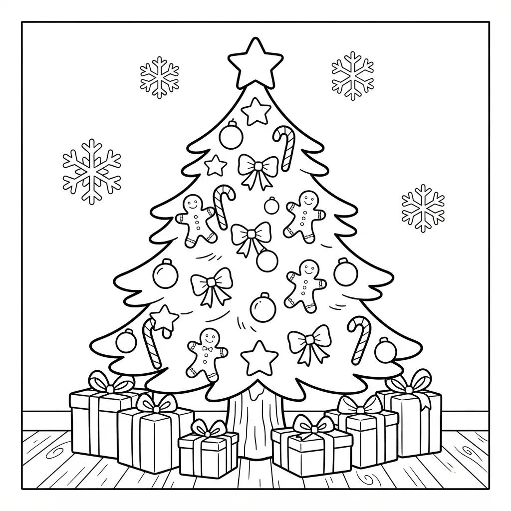 Free Printable Free Christmas Coloring Pages Sheet 6