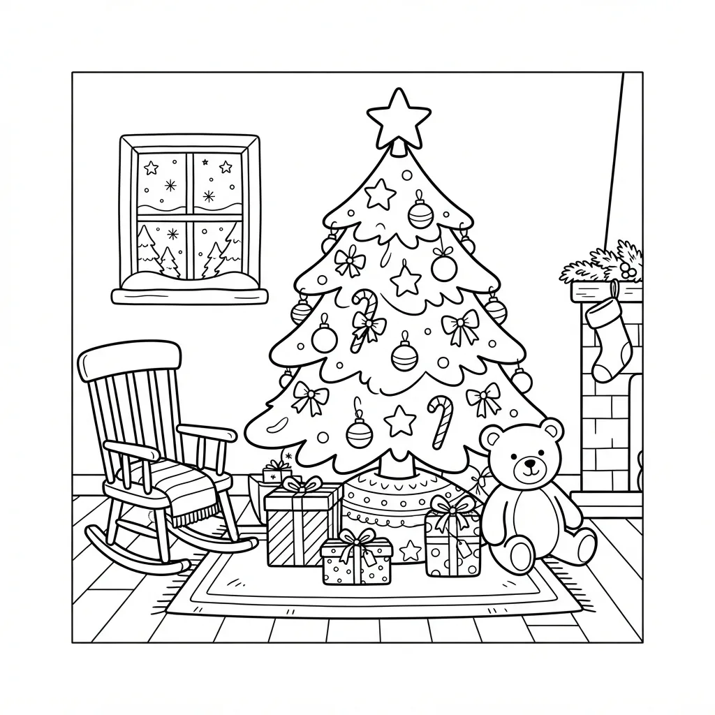 Free Printable Free Christmas Coloring Pages Sheet 7