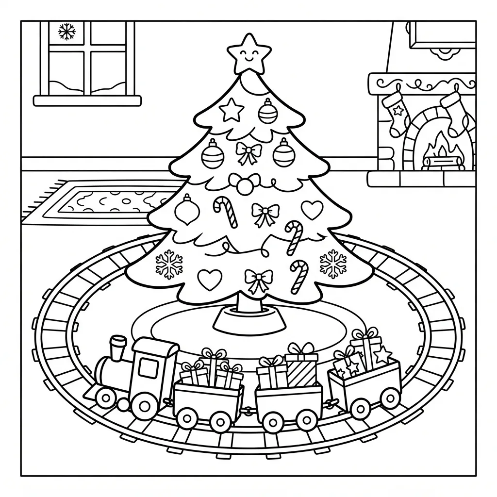 Free Printable Free Christmas Coloring Pages Sheet 9