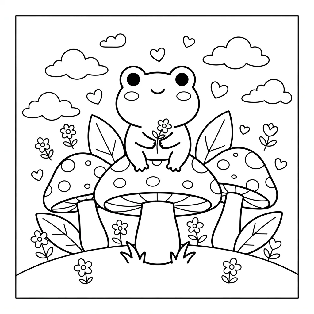 Free Printable Coloring Pages Cute Kawaii Sheet 7