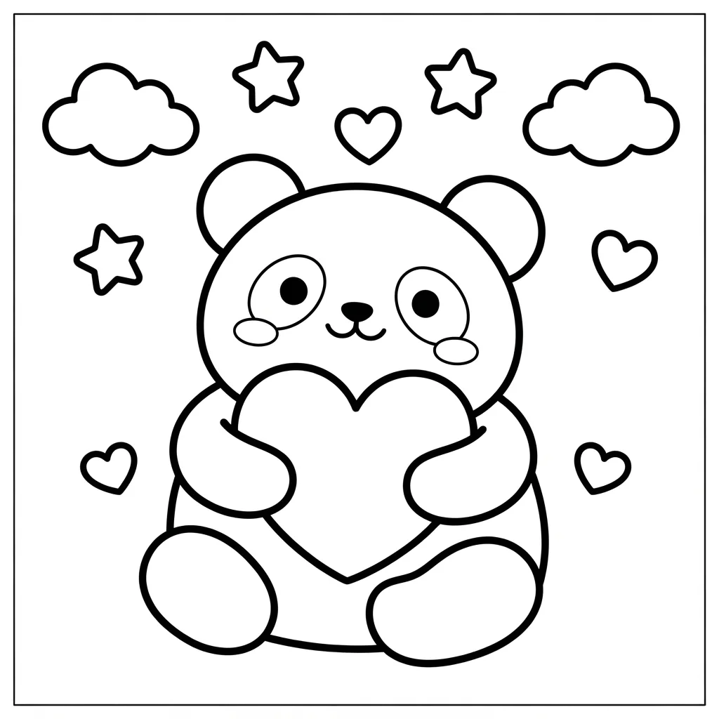 Free Printable Coloring Pages Cute Kawaii Sheet 9