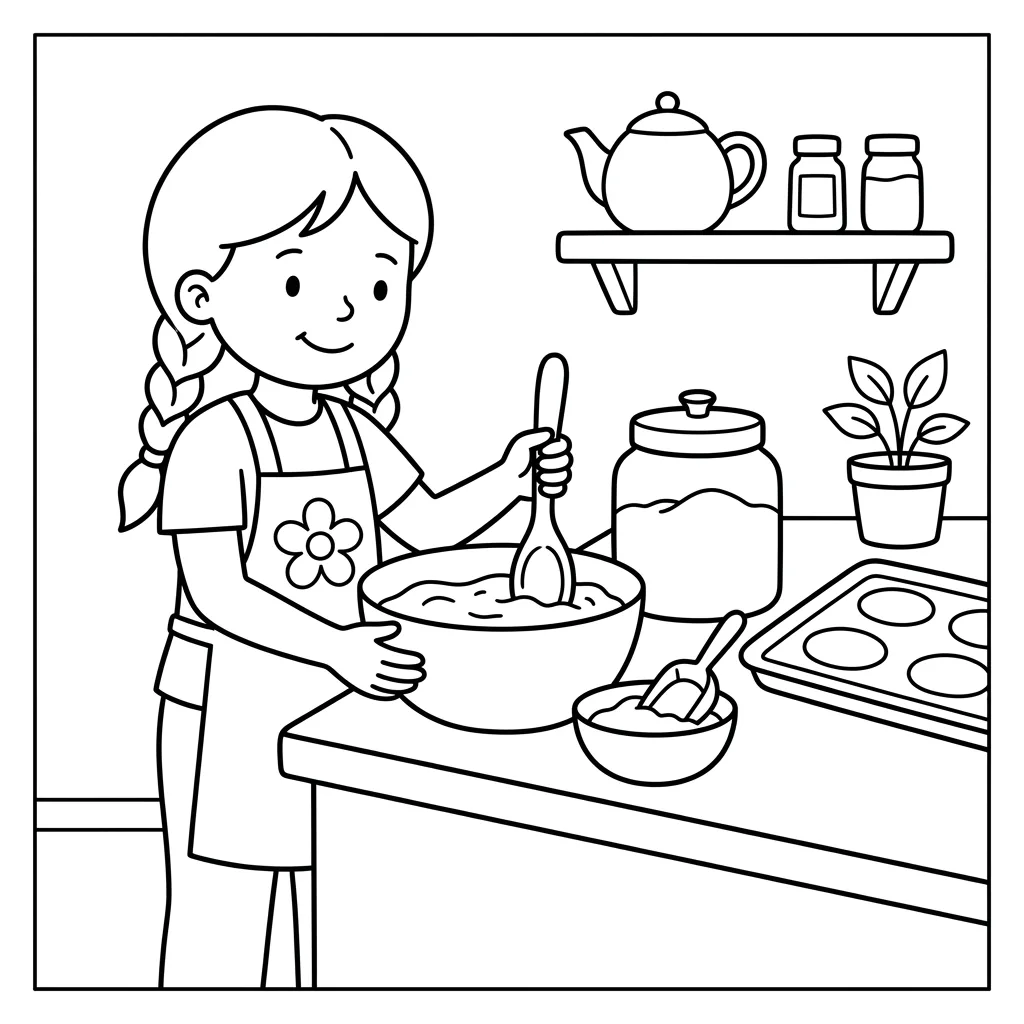 Free Printable Girl Moments Coloring Book Pages Sheet 1