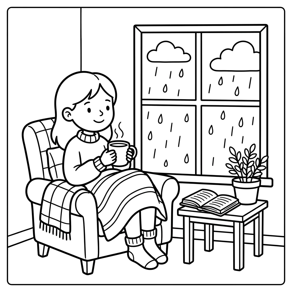 Free Printable Girl Moments Coloring Book Pages Sheet 6