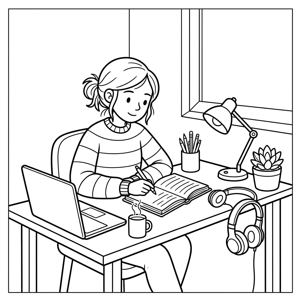 Free Printable Girl Moments Coloring Book Pages Sheet 9