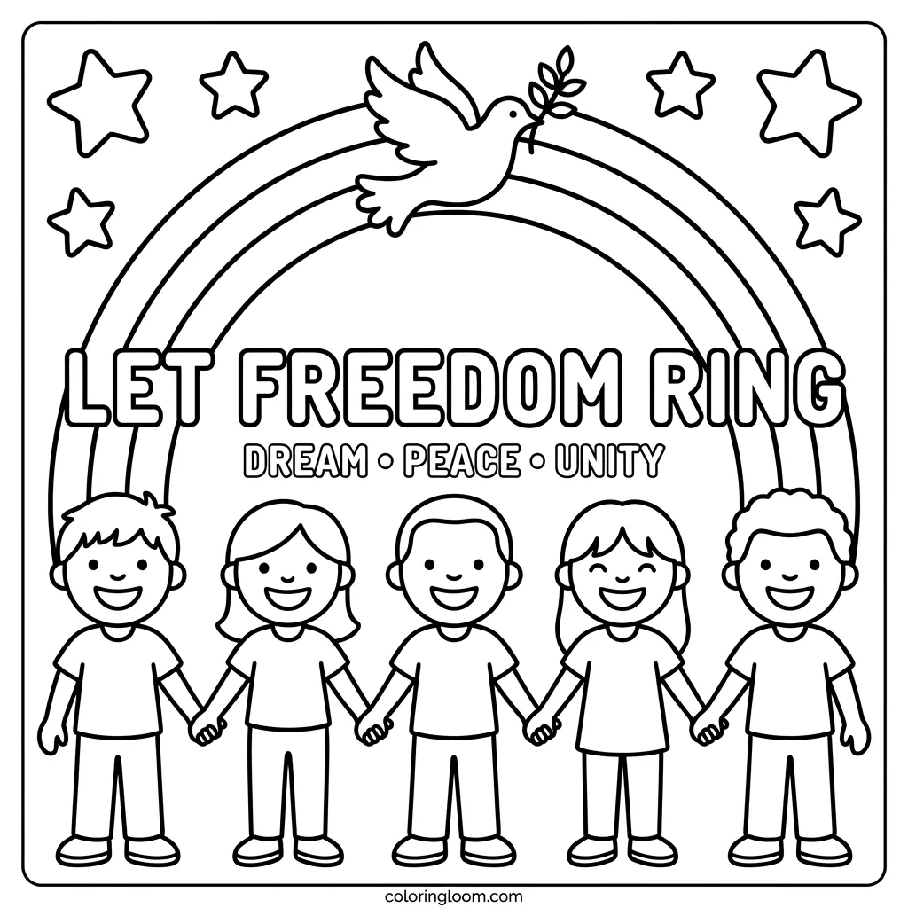 Free Insect Coloring Pages for Kids Printable PDF Sheet 2