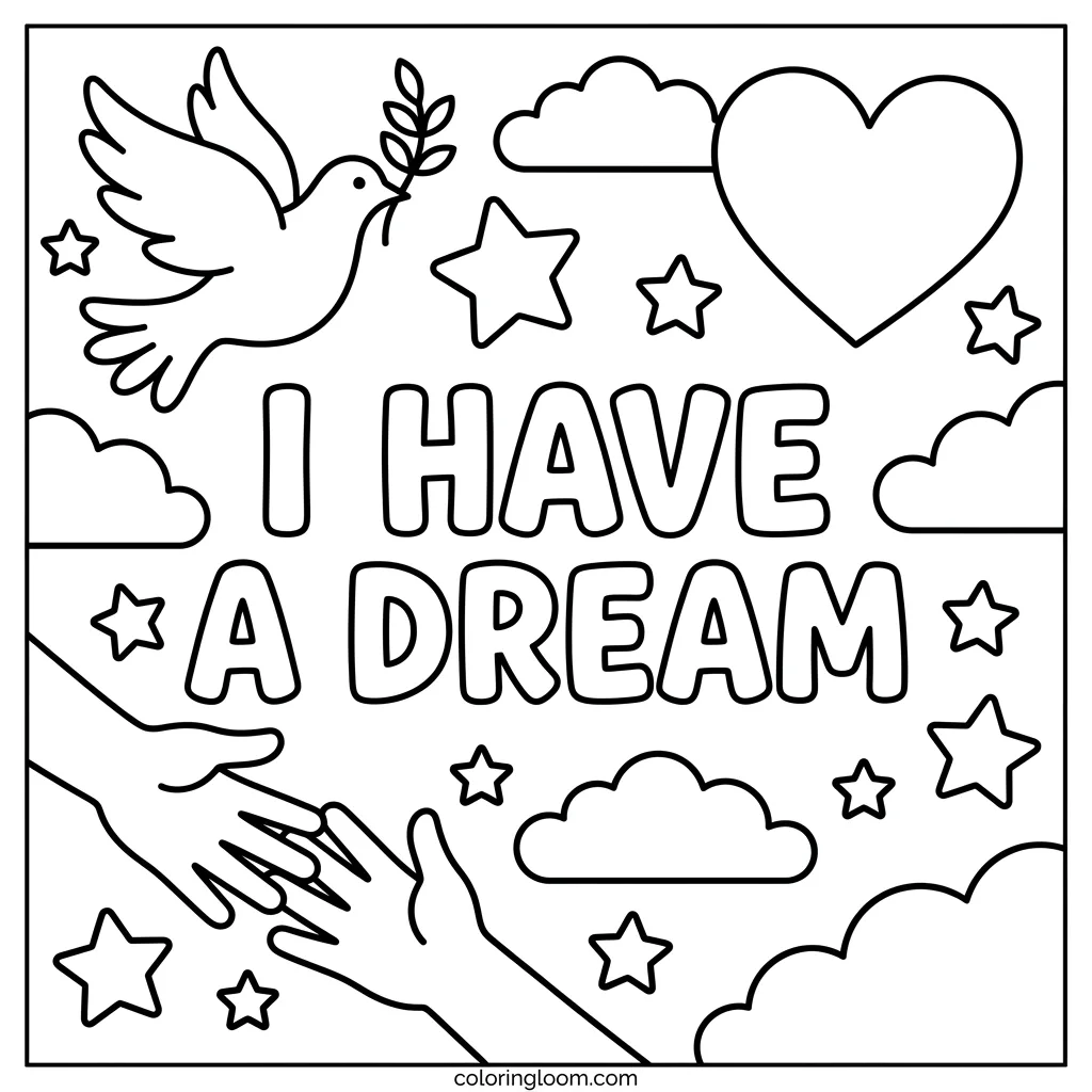 Free Insect Coloring Pages for Kids Printable PDF Sheet 8