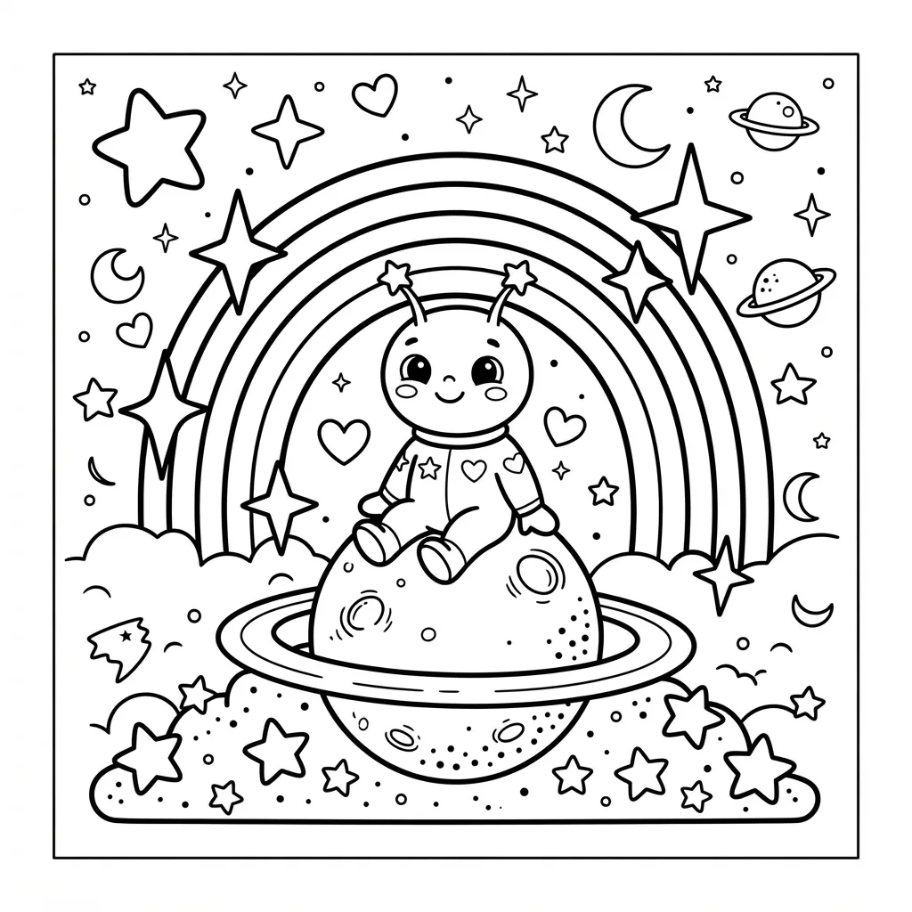 Free Printable Lisa Frank Coloring Pages Sheet 1