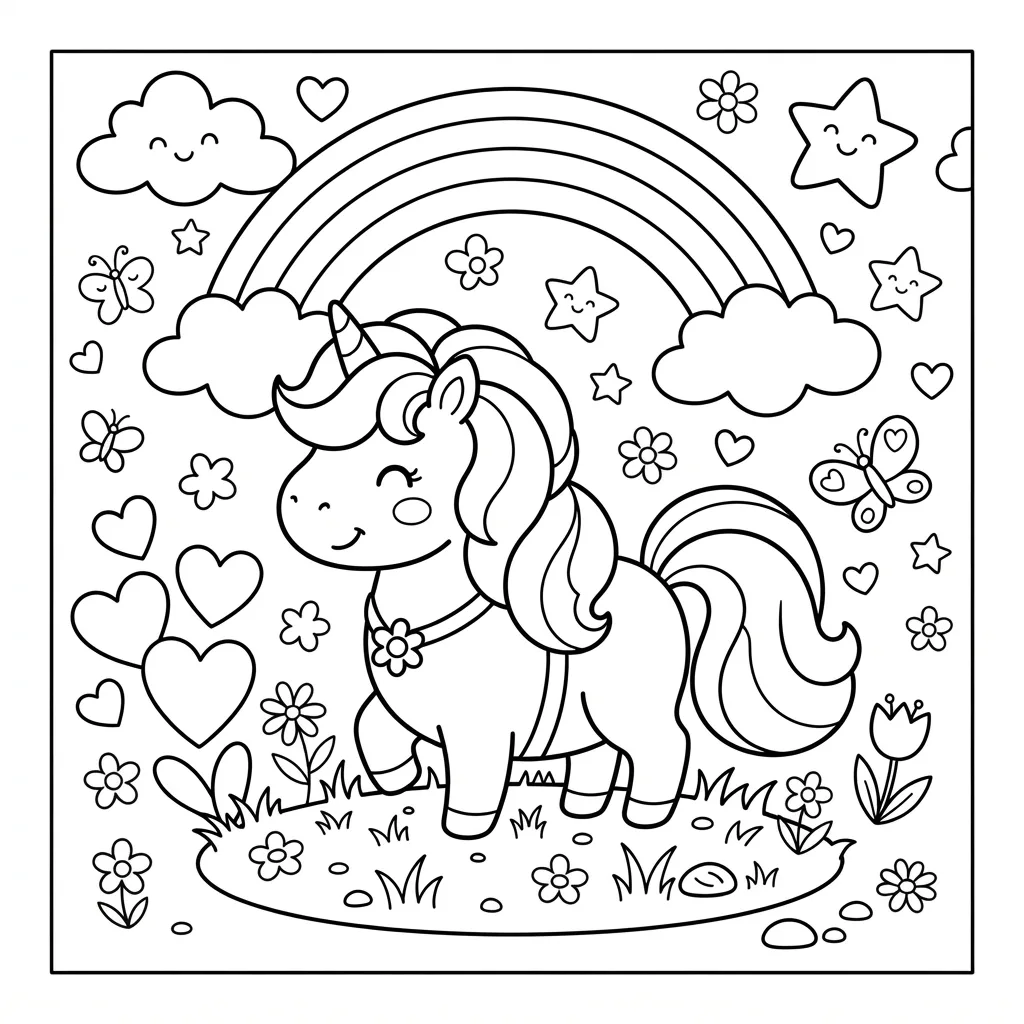 Free Printable Lisa Frank Coloring Pages Sheet 19