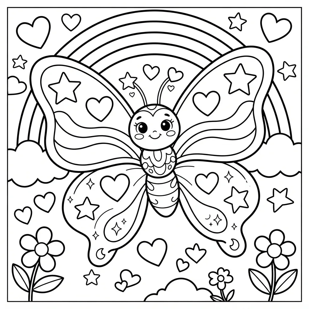 Free Printable Lisa Frank Coloring Pages Sheet 2