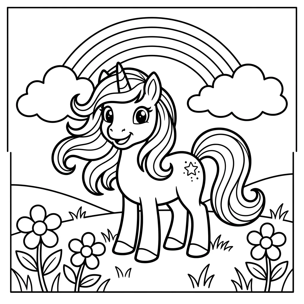 Free Printable Mlp Coloring Pages Sheet 6