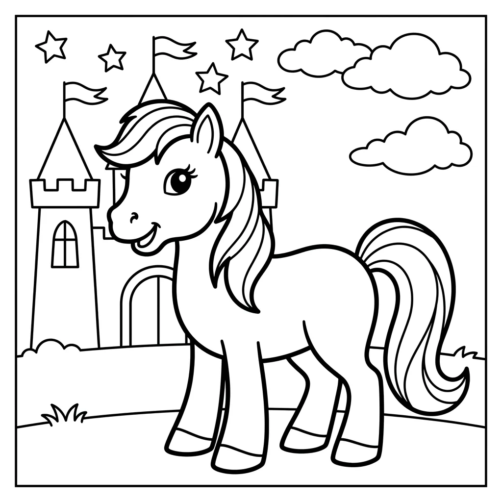 Free Printable Mlp Coloring Pages Sheet 7