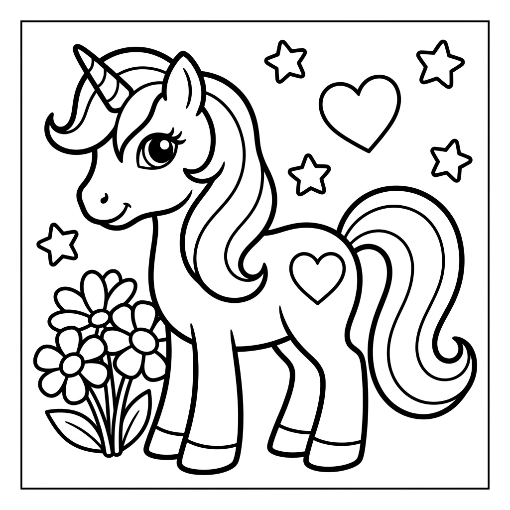Free Printable Mlp Coloring Pages Sheet 8