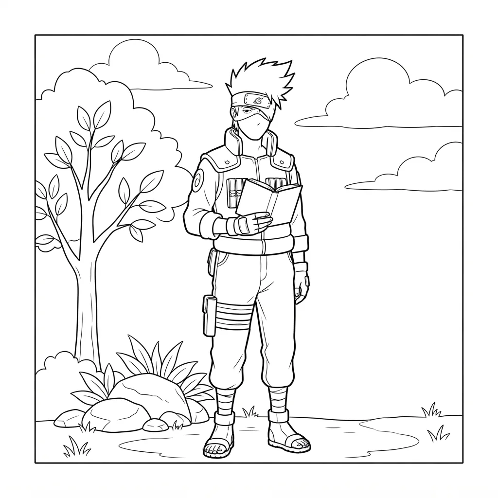 Free Printable Naruto Coloring Pages Sheet 2