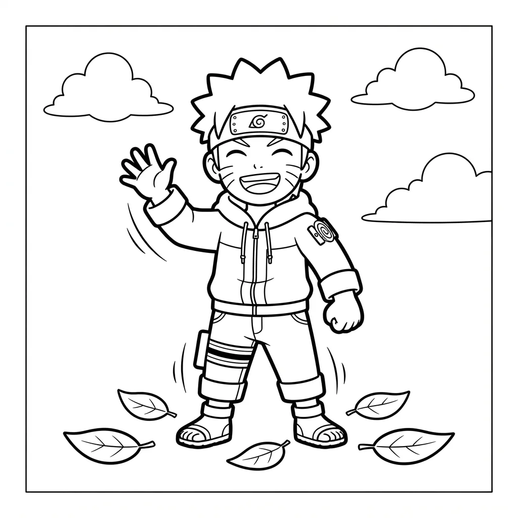 Free Printable Naruto Coloring Pages Sheet 4