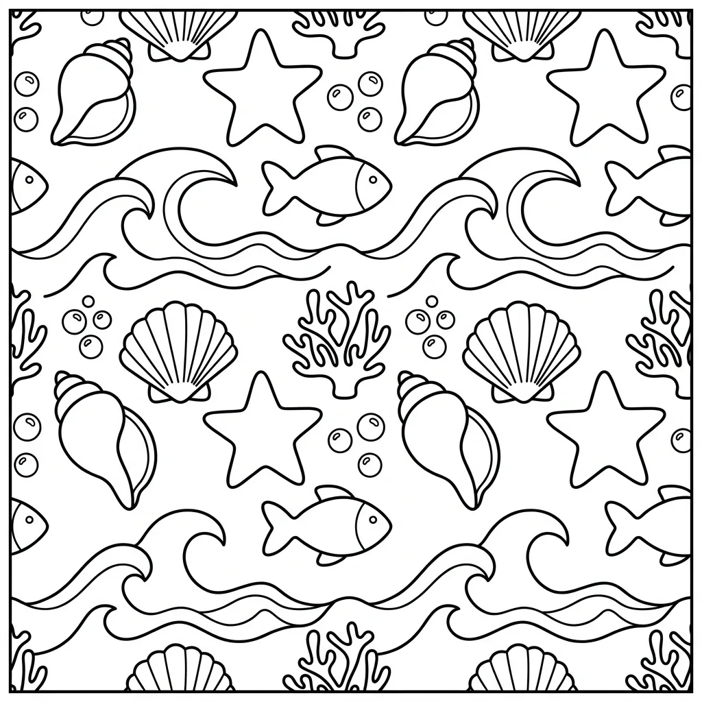 Free Printable Pattern Coloring Pages Sheet 9