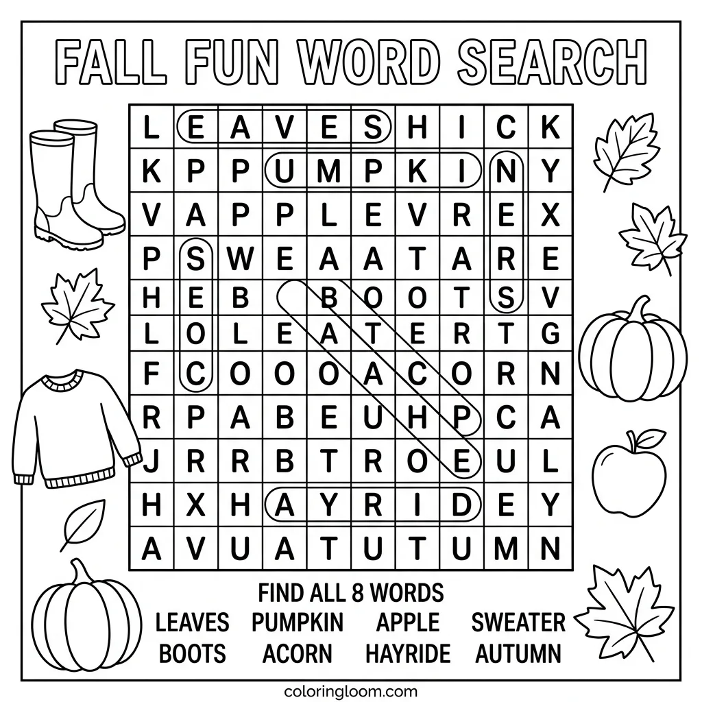 Free Printable Valentine’s Day Word Search for Kids PDF Sheet 7