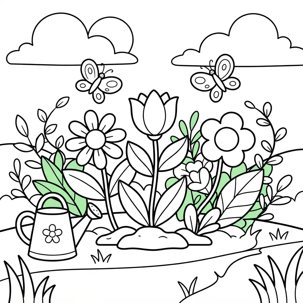 Free Printable Procreate Coloring Pages Sheet 8