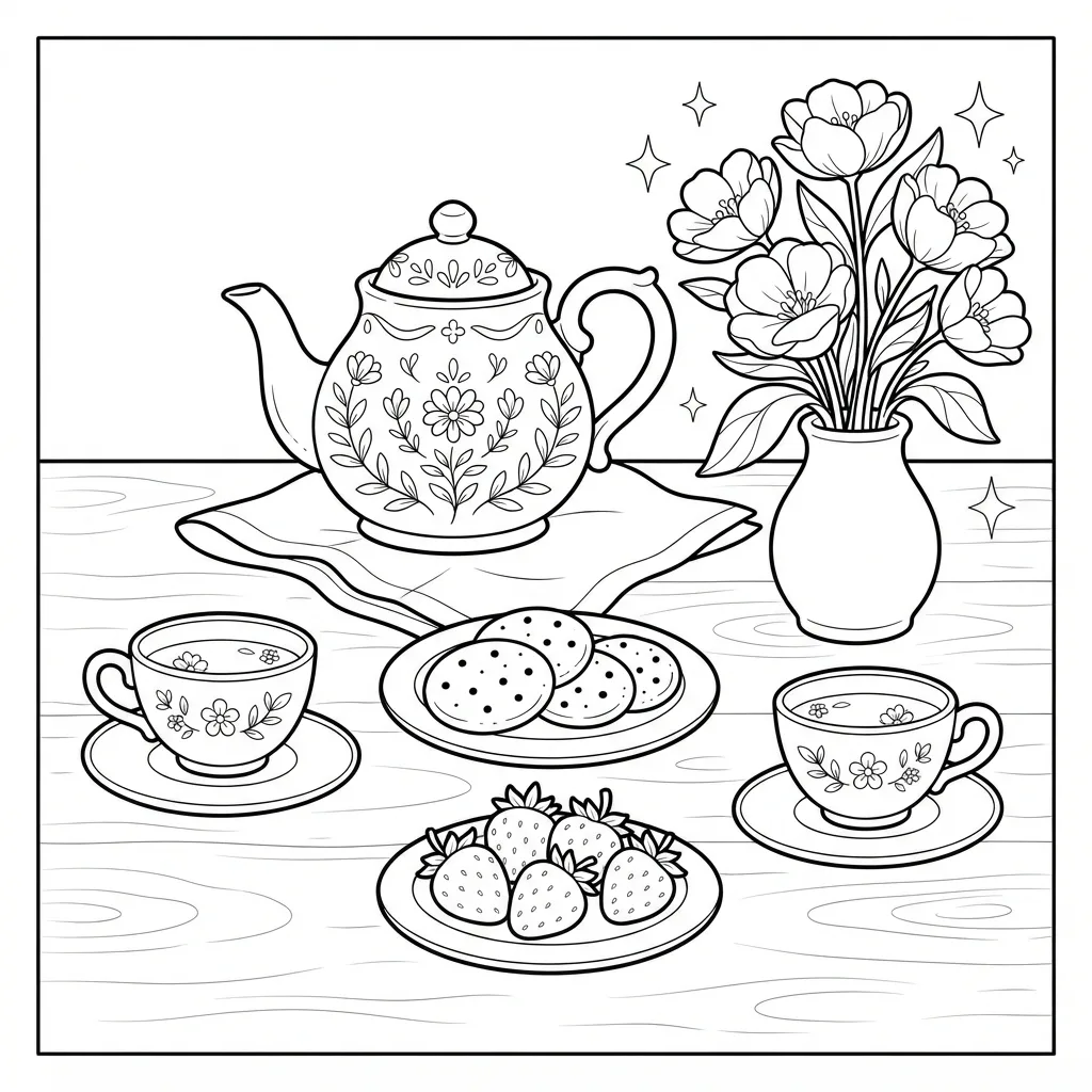 Free Printable Relaxing Coloring Pages Sheet 10