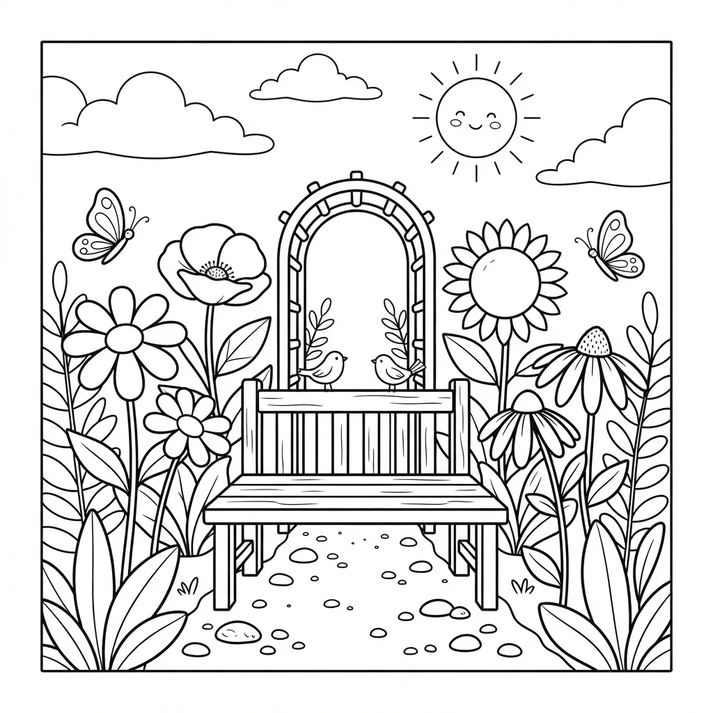 Free Printable Relaxing Coloring Pages Sheet 3