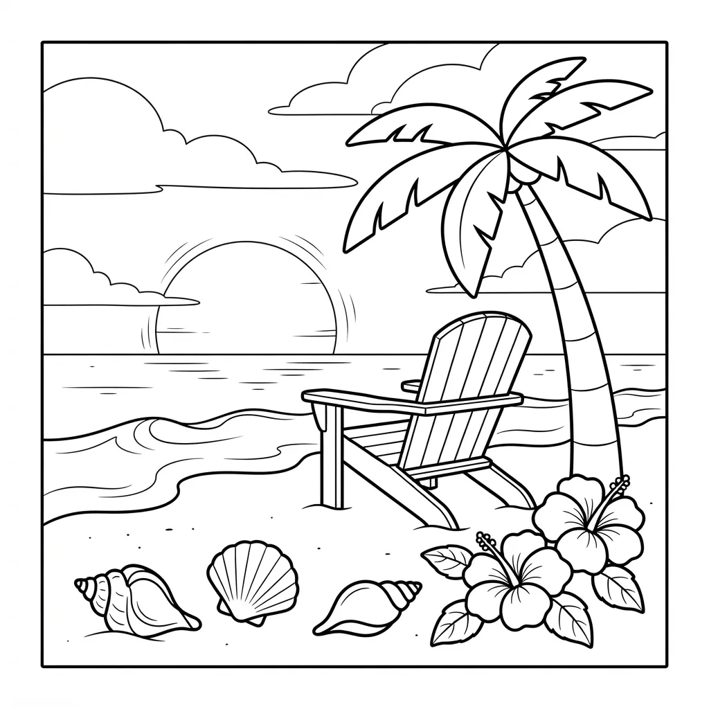 Free Printable Relaxing Coloring Pages Sheet 4