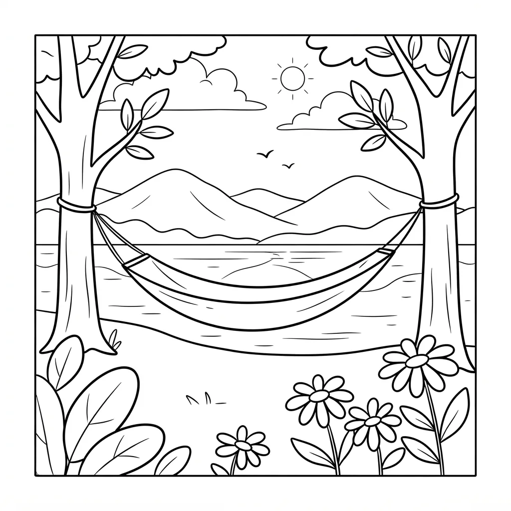 Free Printable Relaxing Coloring Pages Sheet 8