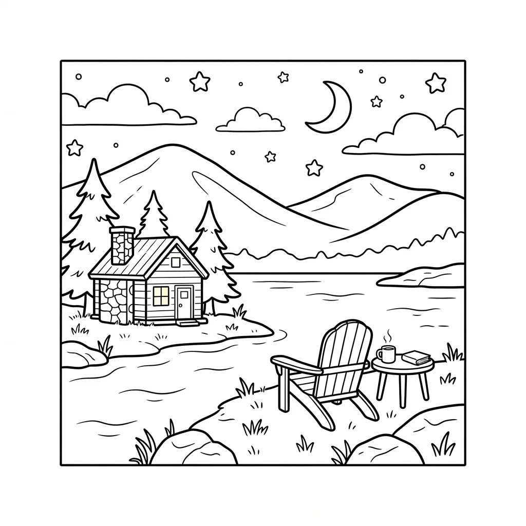 Free Printable Relaxing Coloring Pages Sheet 9