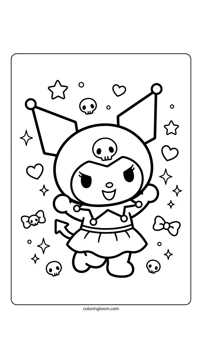 Free Printable Coloring Pages Sanrio Sheet 16