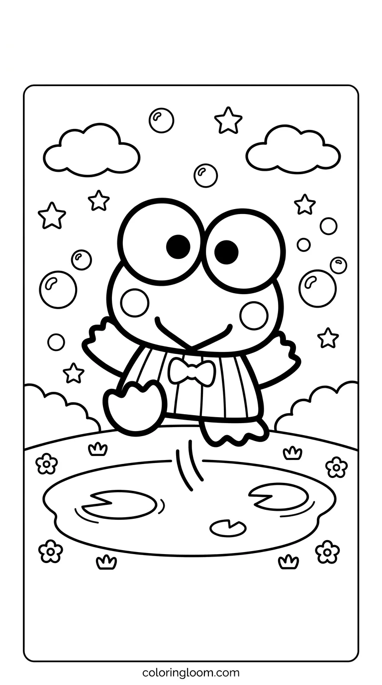 Free Printable Coloring Pages Sanrio Sheet 7