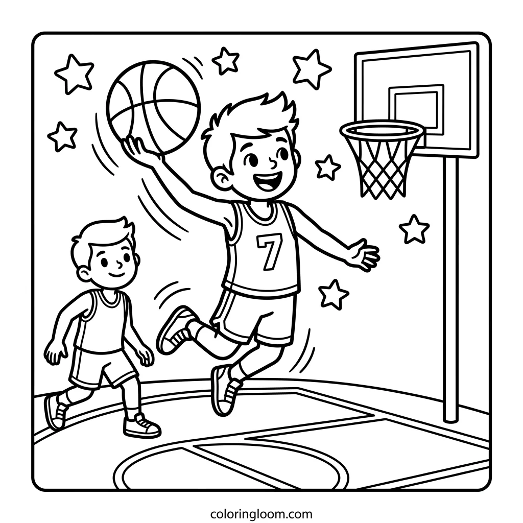 Free Summer Olympics Coloring Pages for Kids Printable PDF Sheet 2