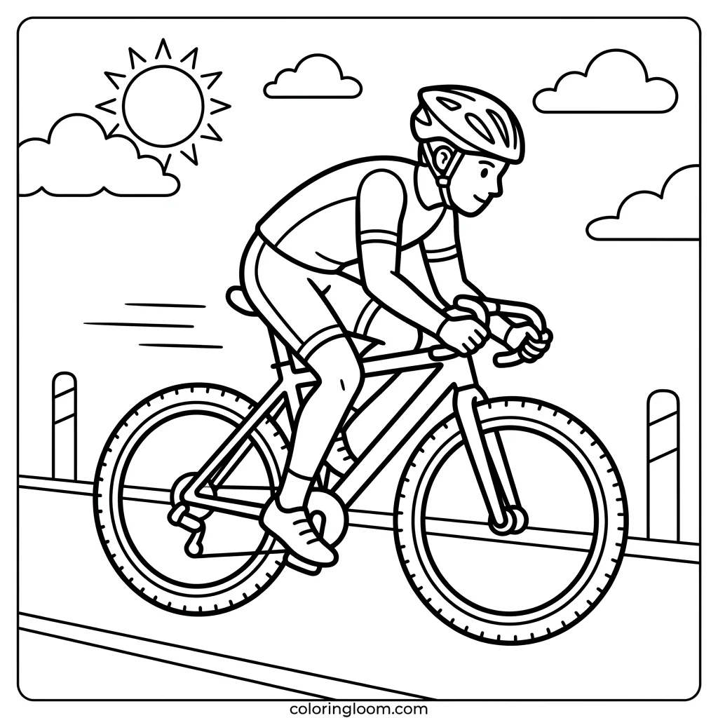 Free Summer Olympics Coloring Pages for Kids Printable PDF Sheet 5