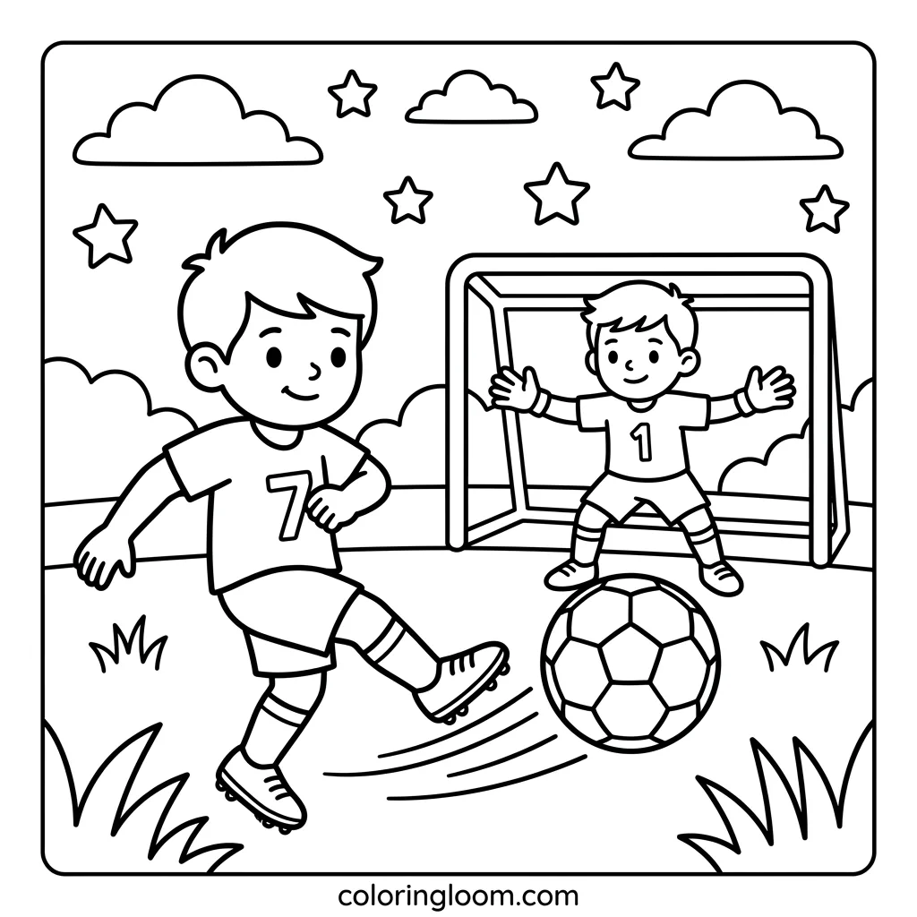 Free Summer Olympics Coloring Pages for Kids Printable PDF Sheet 7