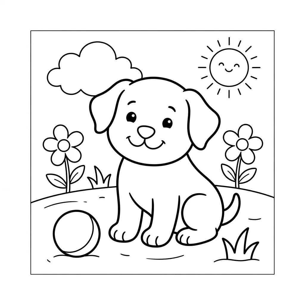 Free Printable Toddler Coloring Pages Sheet 5