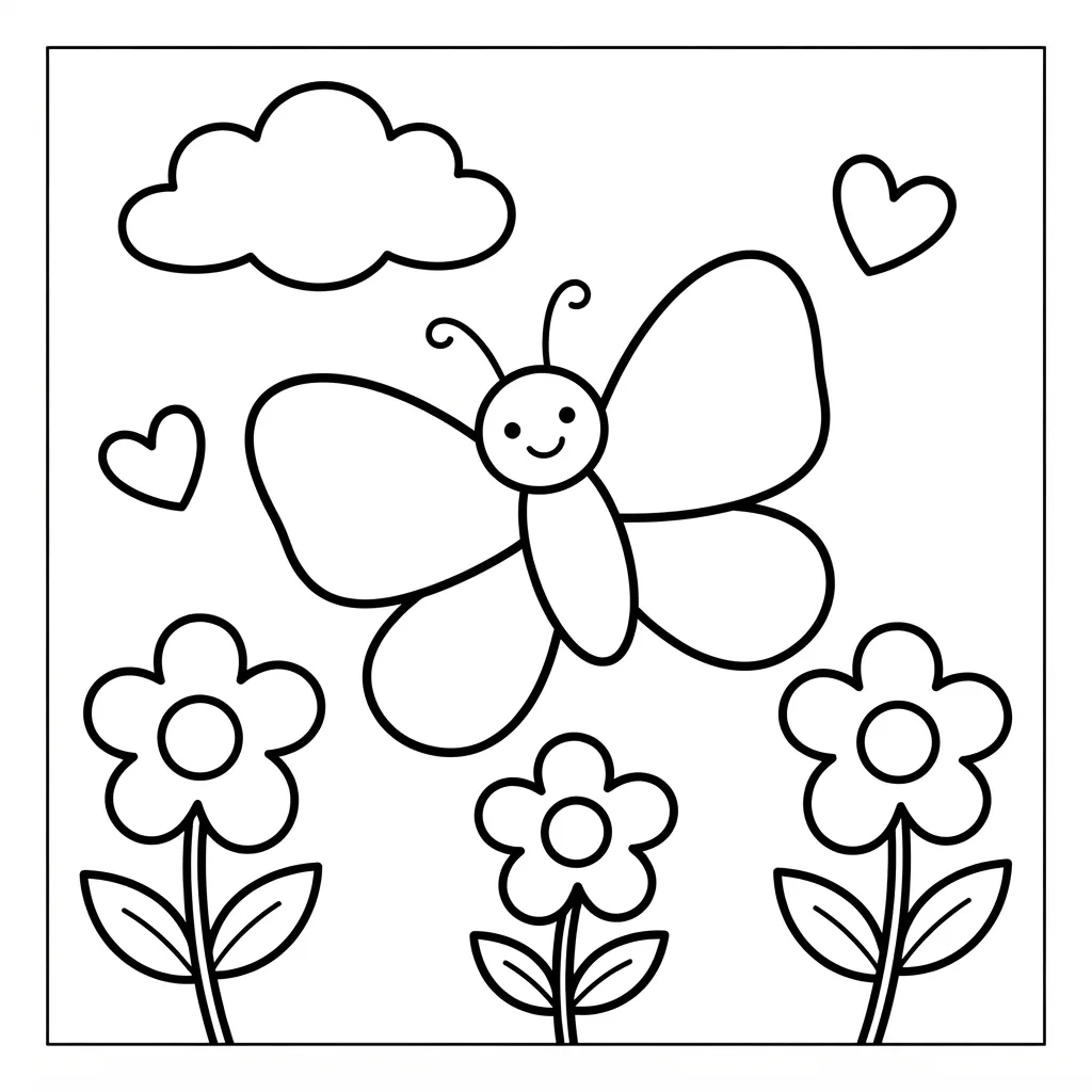 Free Printable Toddler Coloring Pages Sheet 7