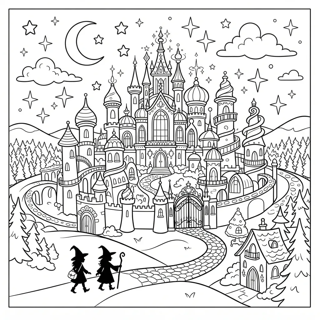 Free Printable Wicked Coloring Pages Sheet 10