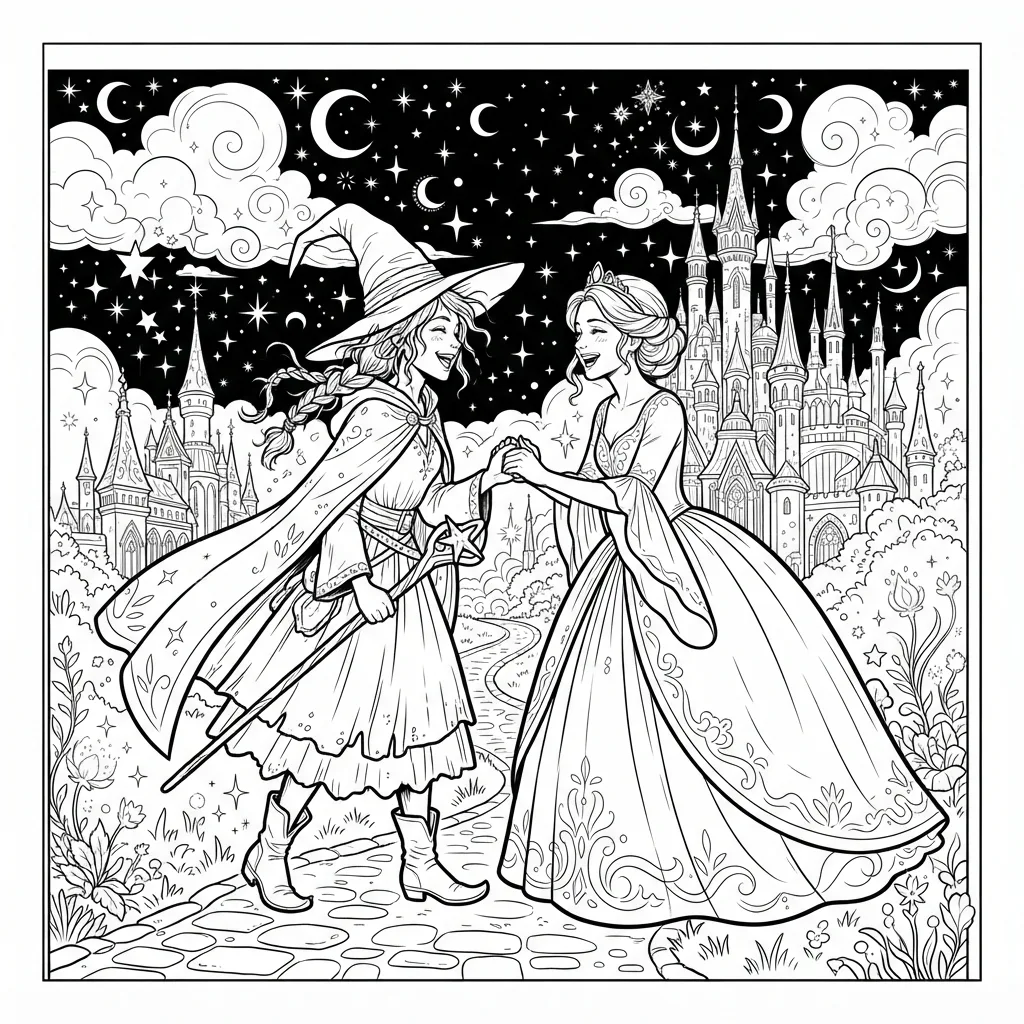 Free Printable Wicked Coloring Pages Sheet 3