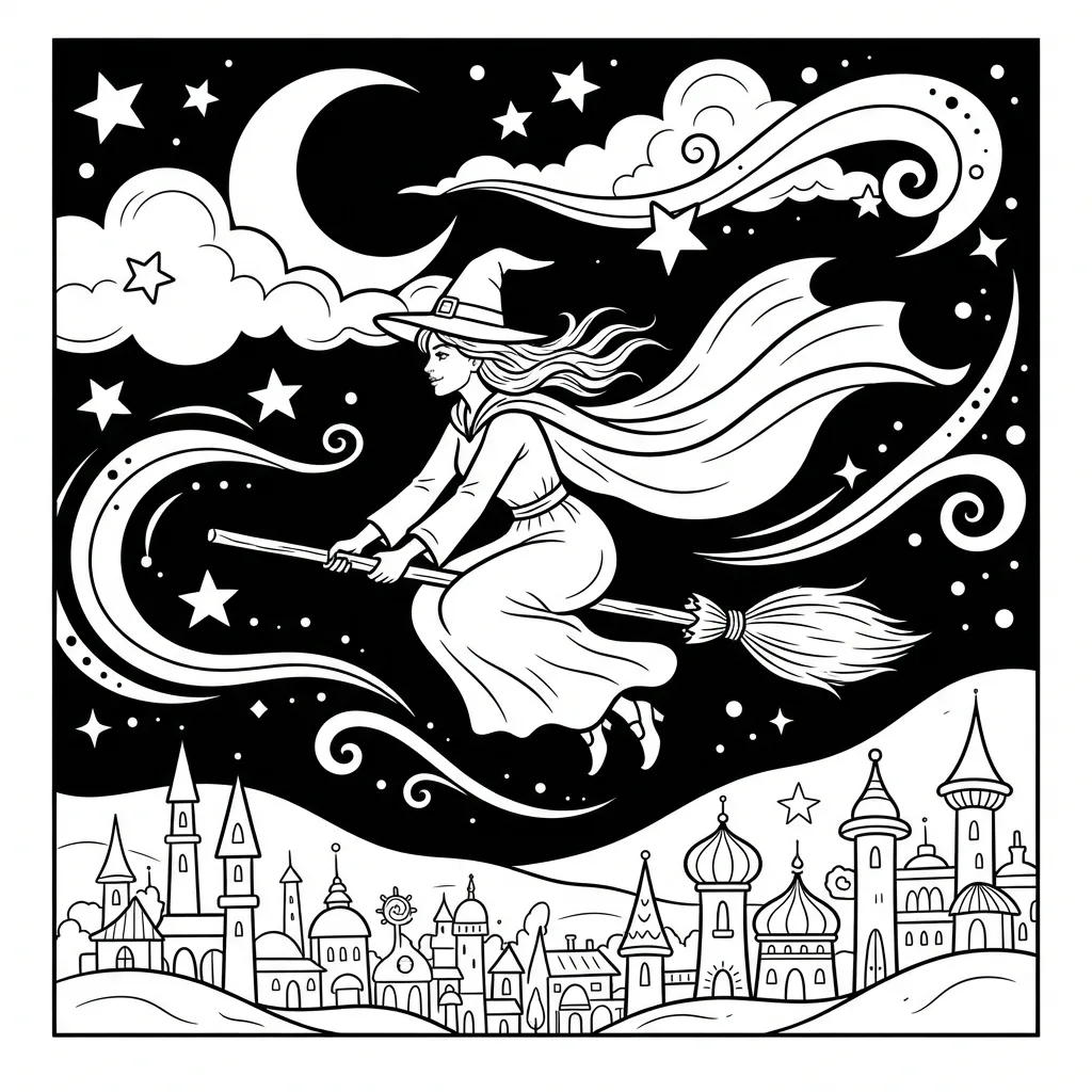 Free Printable Wicked Coloring Pages Sheet 4