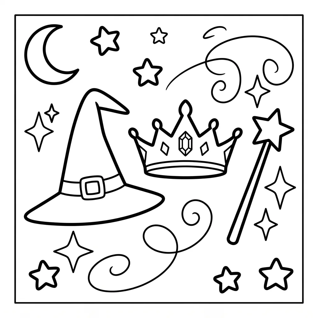 Free Printable Wicked Coloring Pages Sheet 5