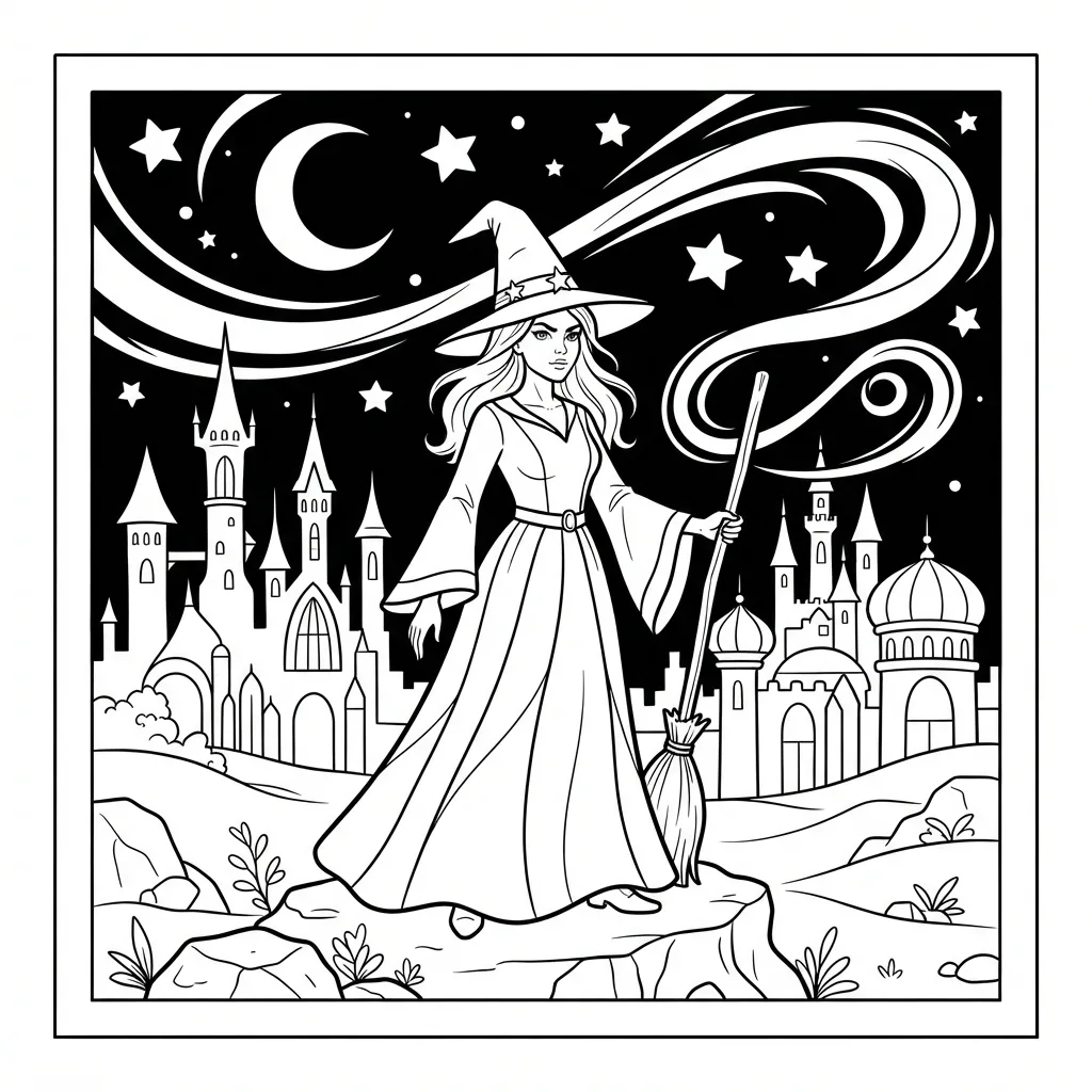 Free Printable Wicked Coloring Pages Sheet 6
