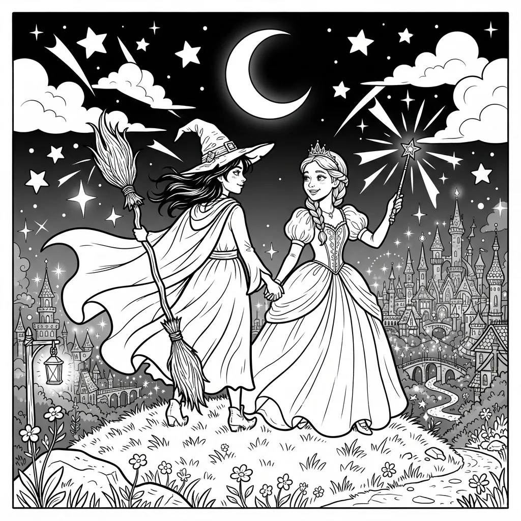 Free Printable Wicked Coloring Pages Sheet 8
