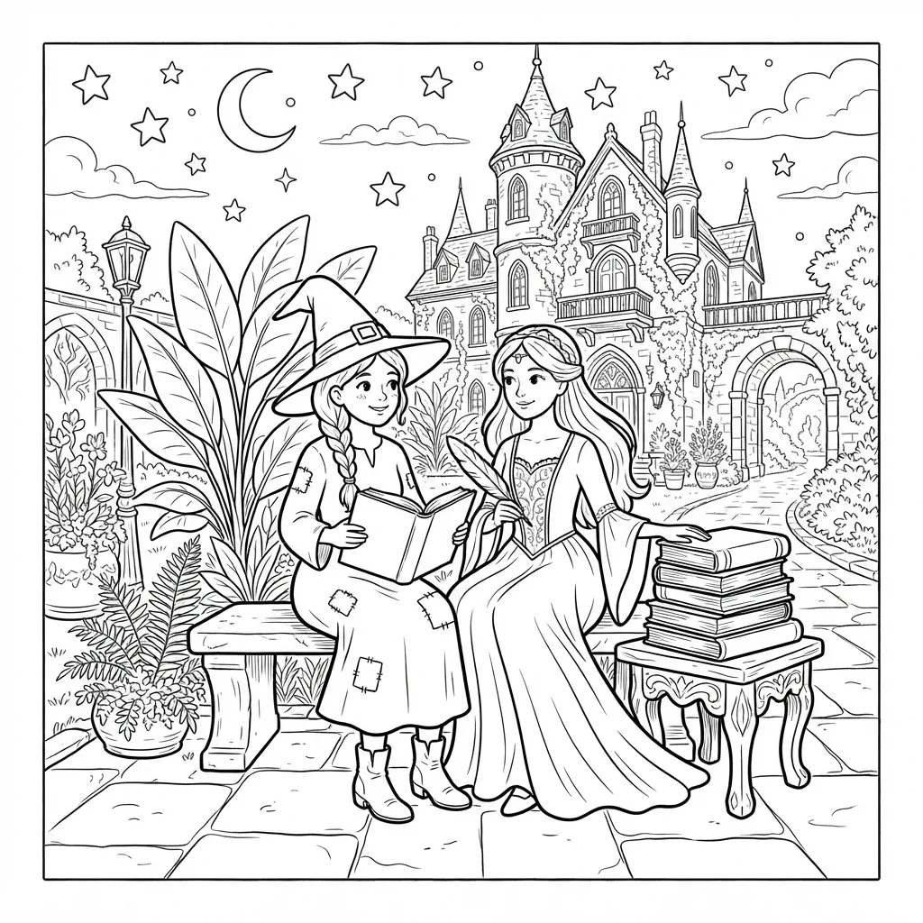 Free Printable Wicked Coloring Pages Sheet 9