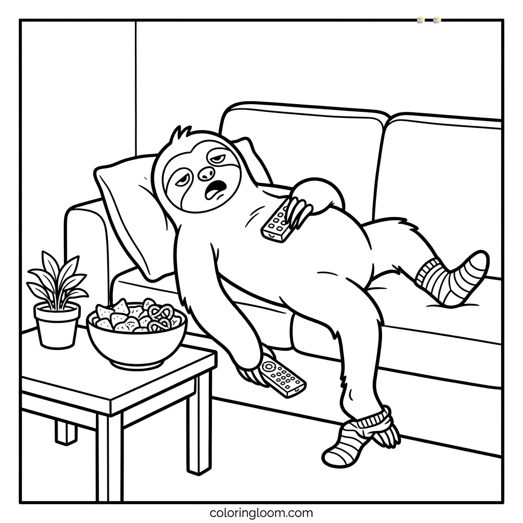 Free Printable Funny Coloring Pages For Grown Ups Sheet 10