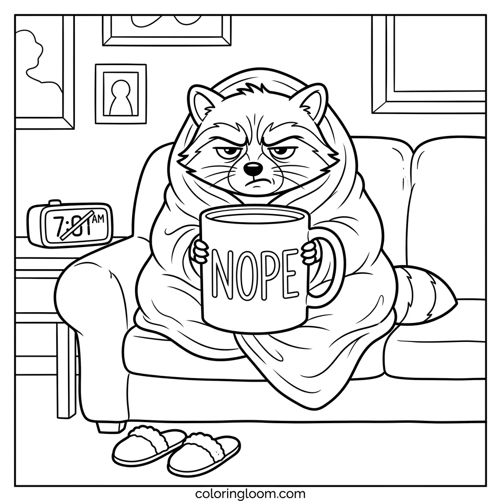 Free Printable Funny Coloring Pages For Grown Ups Sheet 7