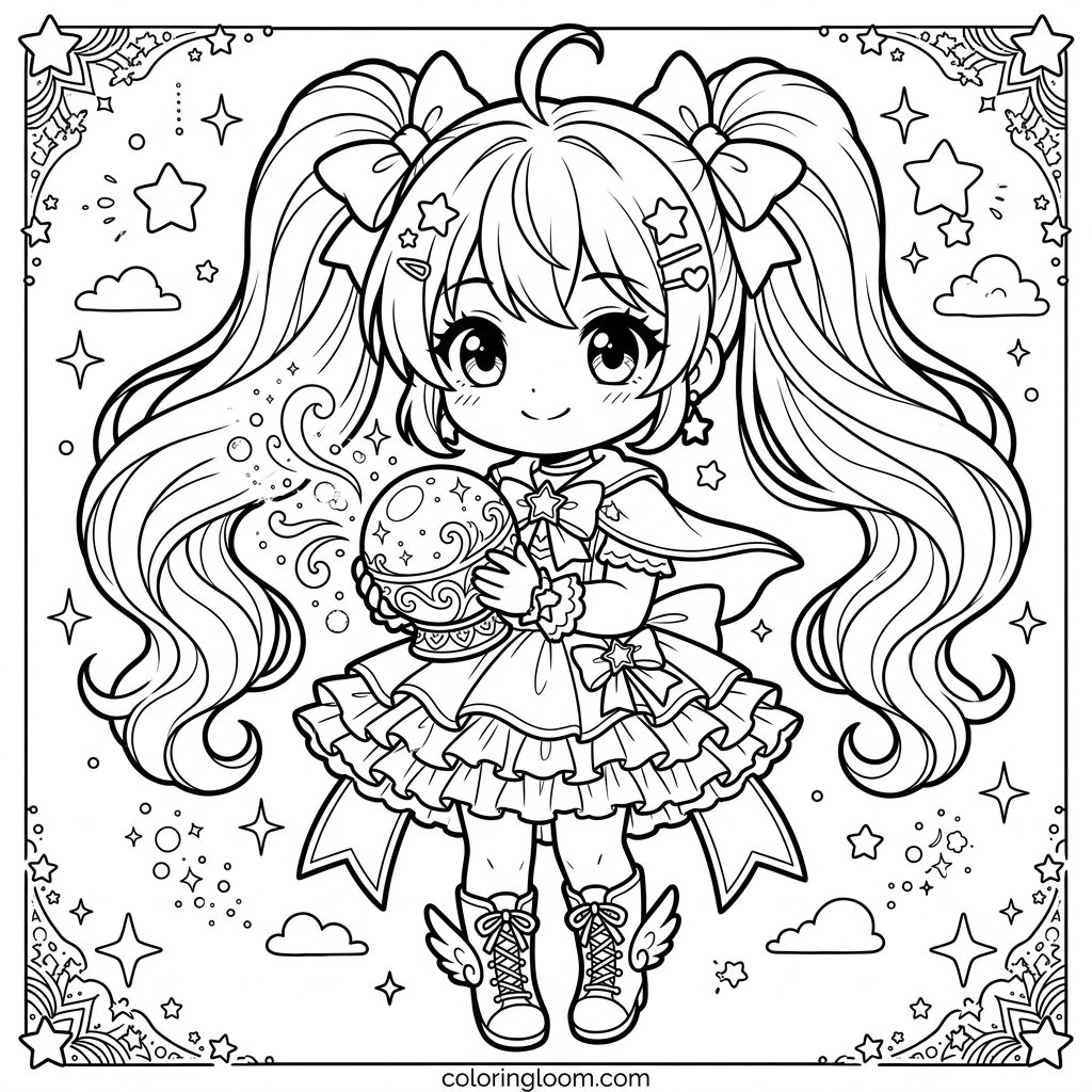 Free Printable Sailor Moon Coloring Pages Sheet 2
