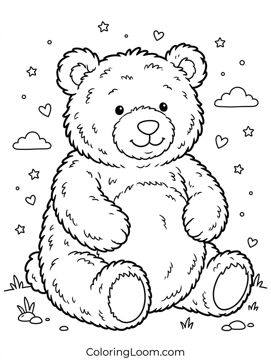 Free Printable Jellycat Coloring Pages Sheet 1