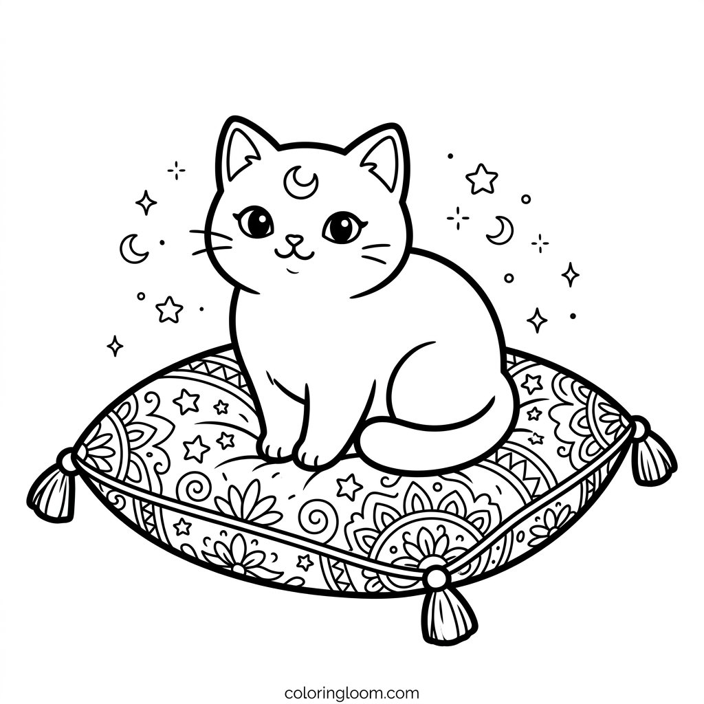 Free Printable Sailor Moon Coloring Pages Sheet 7