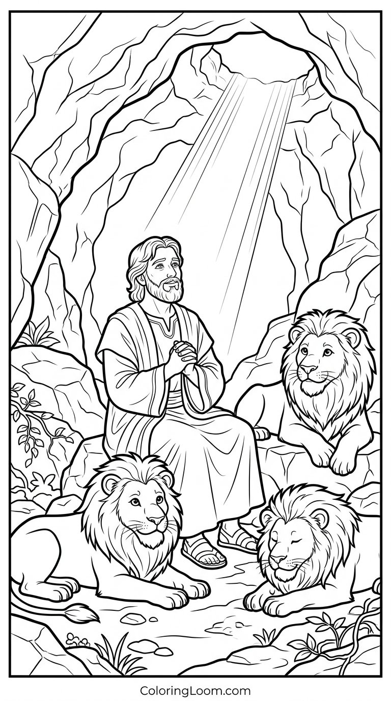 Free Printable Sunday School Coloring Pages Sheet 4